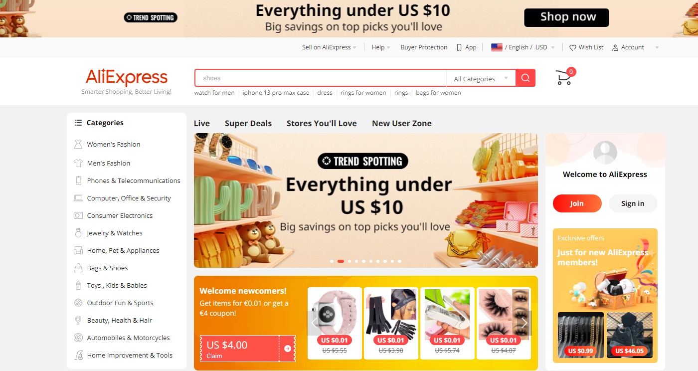 阿里全球速卖通已启动独立站与自营业务